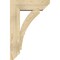 Ekena Millwork Thorton Slat Rough Sawn Bracket w/ Offset Brace, Douglas Fir, 8"W x 24"D x 36"H BKT0806X24X36THR06RDF - alternate 2